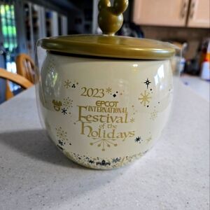 Epcot Festival of the Holidays Cookie Jar